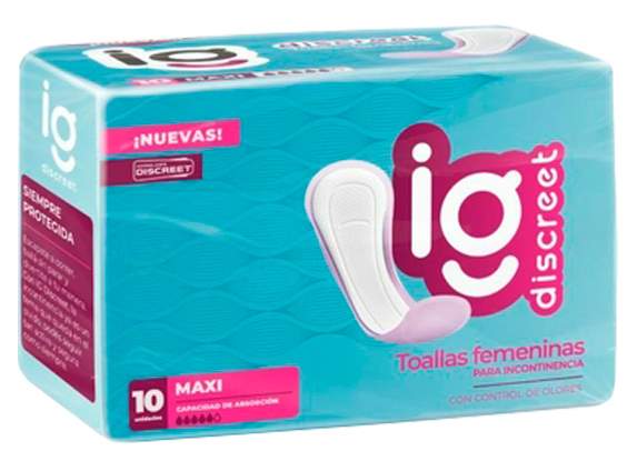 IG DISCREET MAXI APOS INC x 10