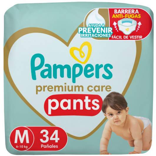 PAMPERS PANTS PC MED x34