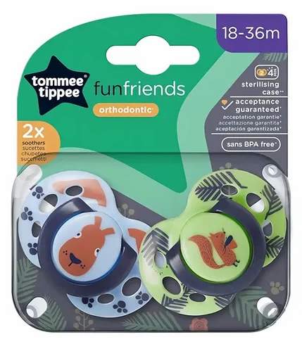 TT CHUPETE FUN FRIENDS 18-36x2