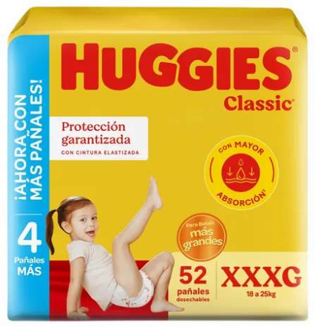 HUGGIES CLASSIC XXXGx52