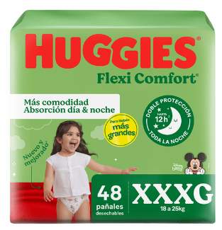 HUGGIES FLEXY CONFORT XXXGx48 