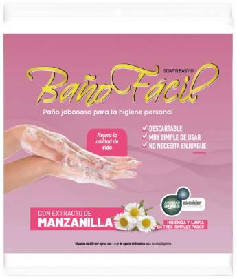 BAÑO FACIL MANZANILLA x10