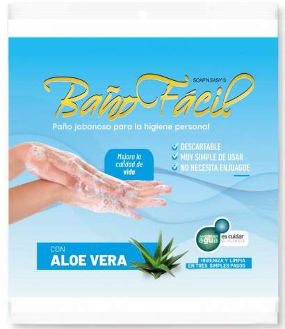 BAÑO FACIL ALOE VERA x10