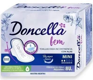 DONCELLA TOA INC MINI FEM x8