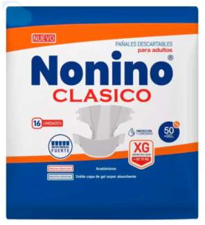 NONINO CLASICO ELASTIZADO XG x16